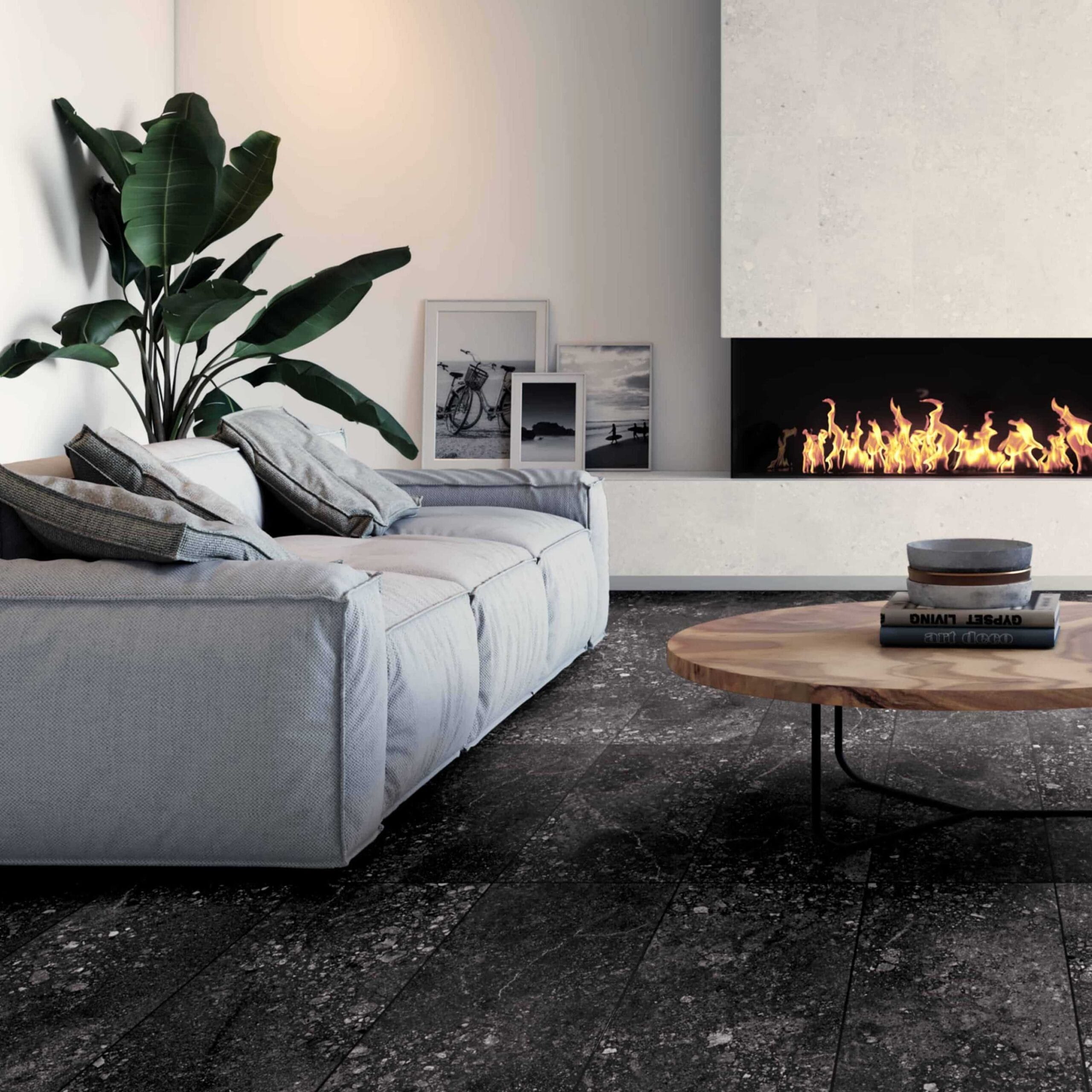 Ceramic Tiles Portland Porcelain Matt Nero 12″ x 24″ Ceramic 2 Ceramic Tiles - Portland Porcelain Matt Nero 12" x 24" | Giant Commercial Flooring