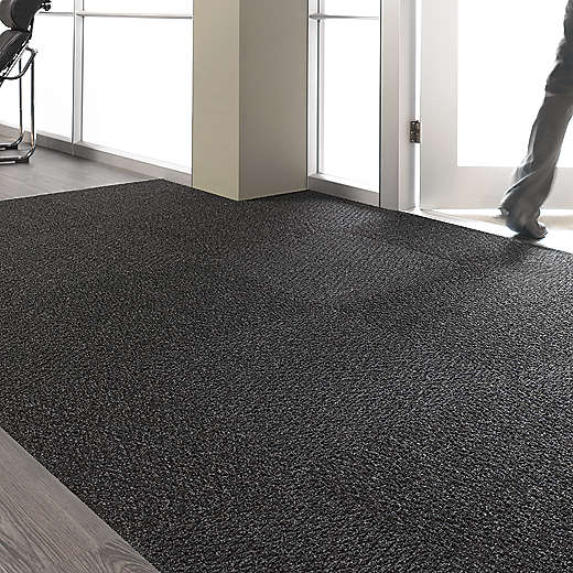 Mohawk Flooring Walk The Walk Cobalt Aladdin 3 Carpet Tile - Walk All Over Obsidian | Giant Commercial Flooring