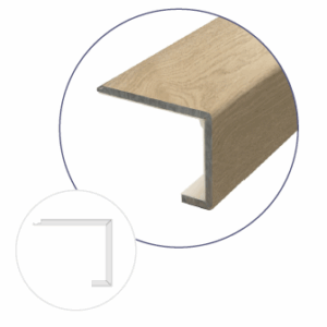 Accessories - SolidTech TrueMatch Flush Stair Nose 56" | Giant Commercial Flooring