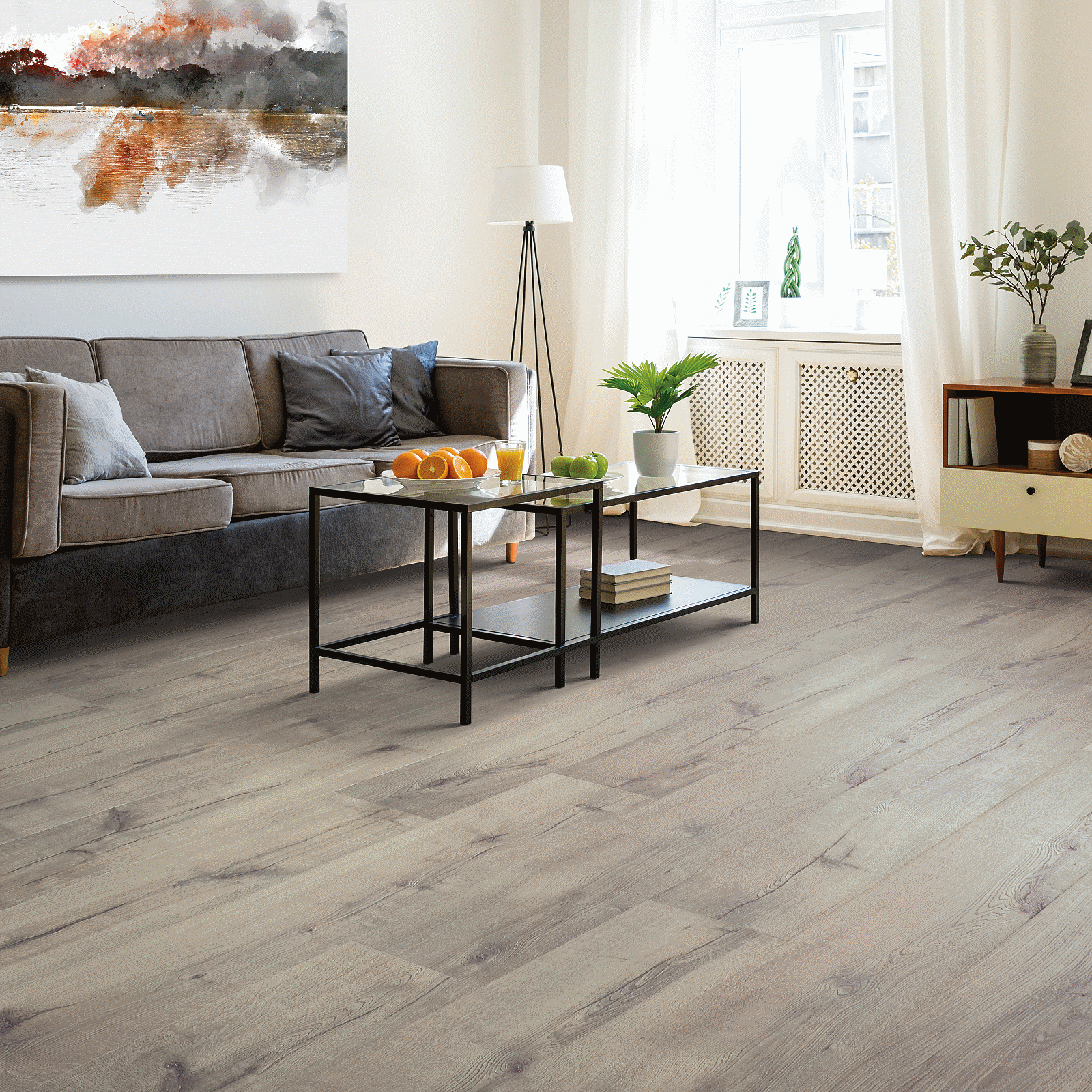 Laminate RevWood Castlebriar Lunar Oak Laminate 2 Laminate - RevWood Castlebriar Lunar Oak | Giant Commercial Flooring