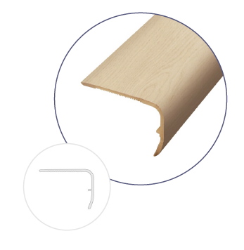 Accessories Aladdin Bentwood Overlap Stair Nosing 78.75″ Accessories Accessories - Aladdin Bentwood Overlap Stair Nosing 78.75" | Giant Commercial Flooring