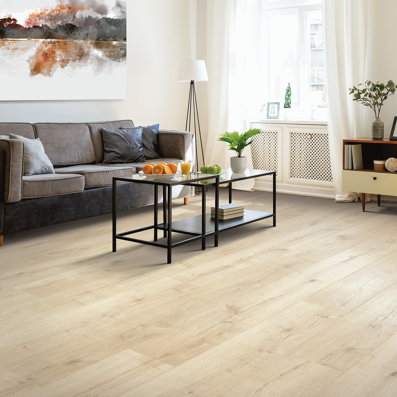 Laminate RevWood Castlebriar Sand Pearl Oak Laminate 2 Laminate - RevWood Castlebriar Sand Pearl Oak | Giant Commercial Flooring