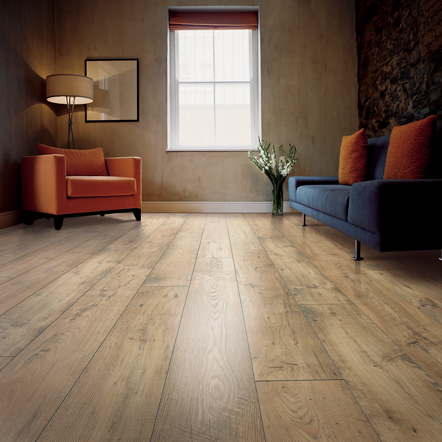 Laminate RevWood Select Rare Vintage Fawn Chestnut Laminate 2 Laminate - RevWood Select Rare Vintage Fawn Chestnut | Giant Commercial Flooring