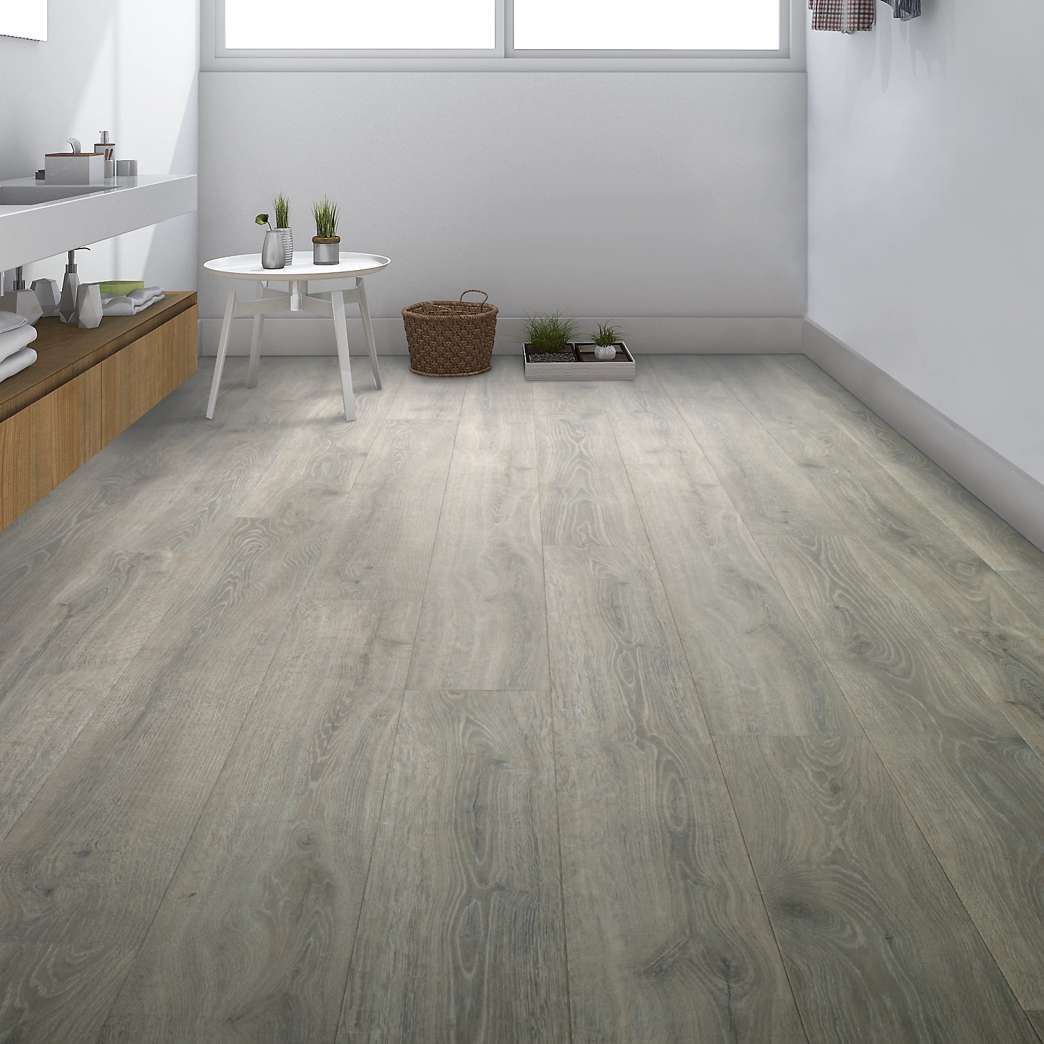 Laminate RevWood Plus Antique Craft Stone Hearth Oak Laminate 2 Laminate - RevWood Plus Antique Craft Stone Hearth Oak | Giant Commercial Flooring